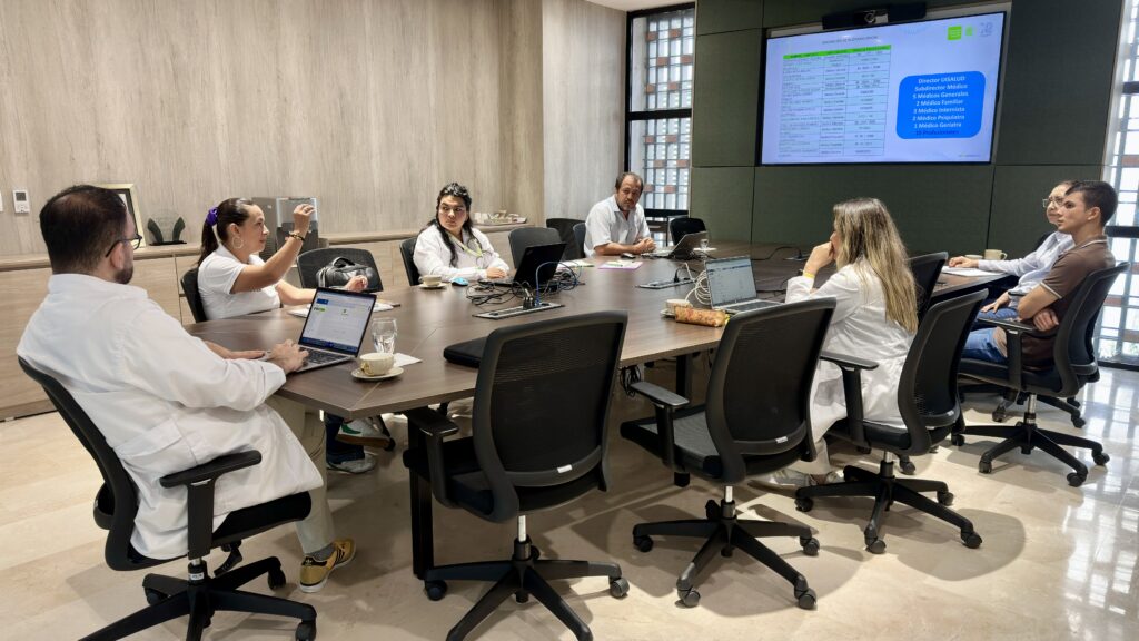 Reunión con auditora 