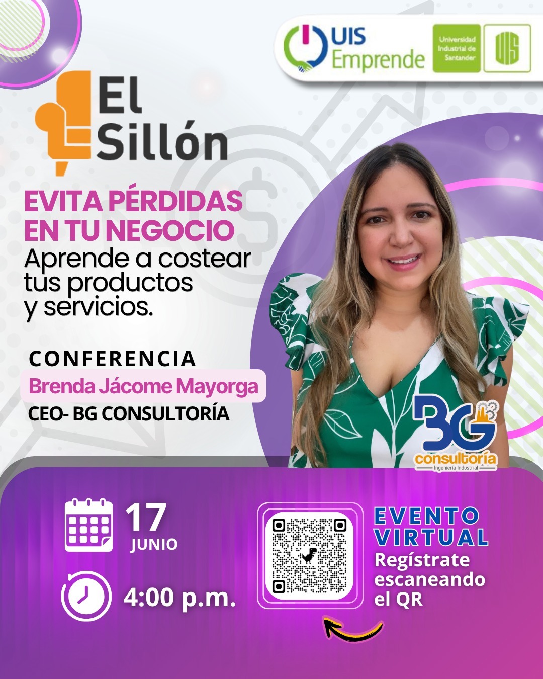 Pieza evento EL SILLÓN UIS Emprenden