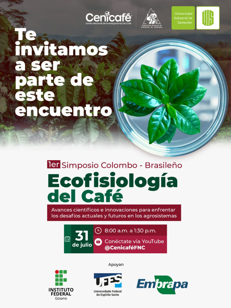 Flyer simposio de Ecofisiología del Café