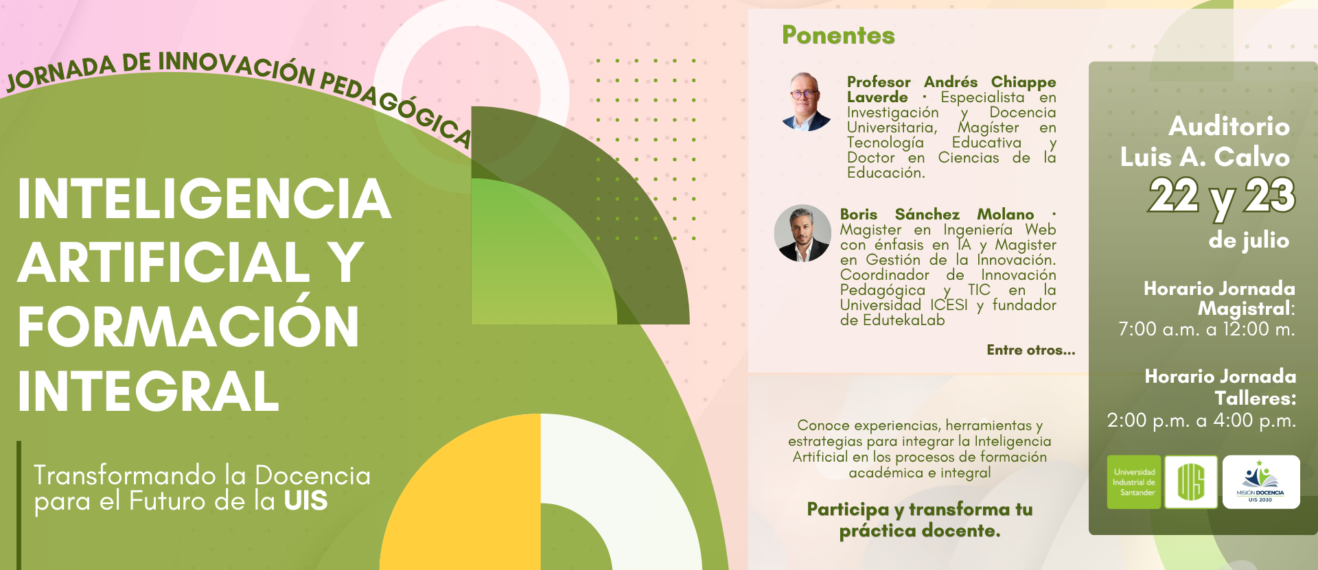 pieza gráfica jornada de innovación pedagógica