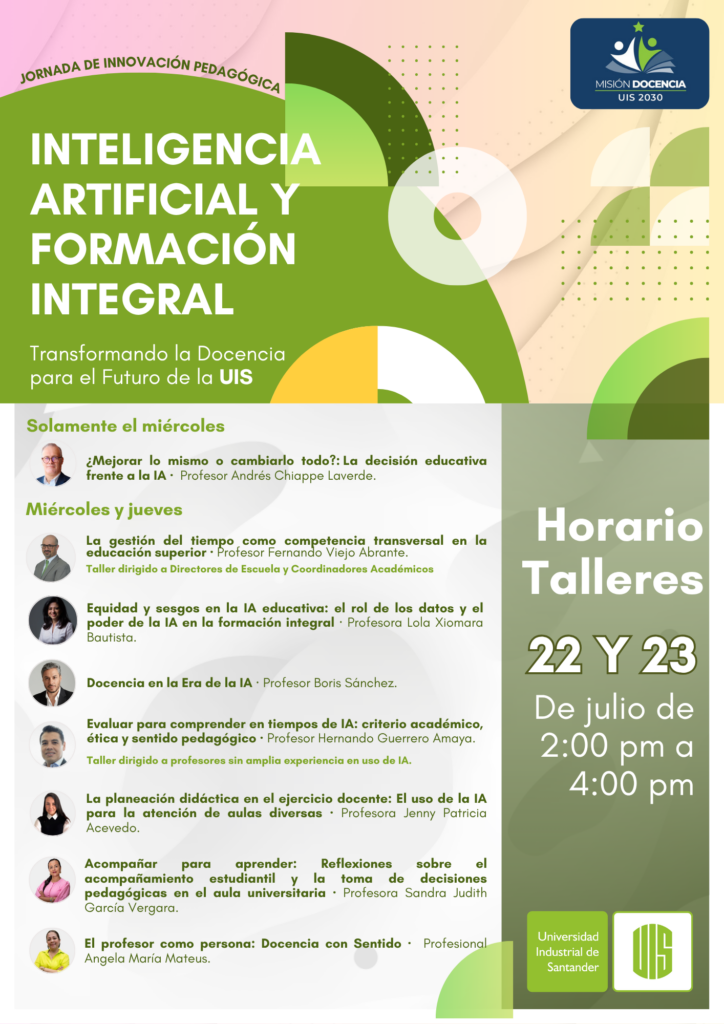 Información talleres práctico jornada de innovación pedagógica