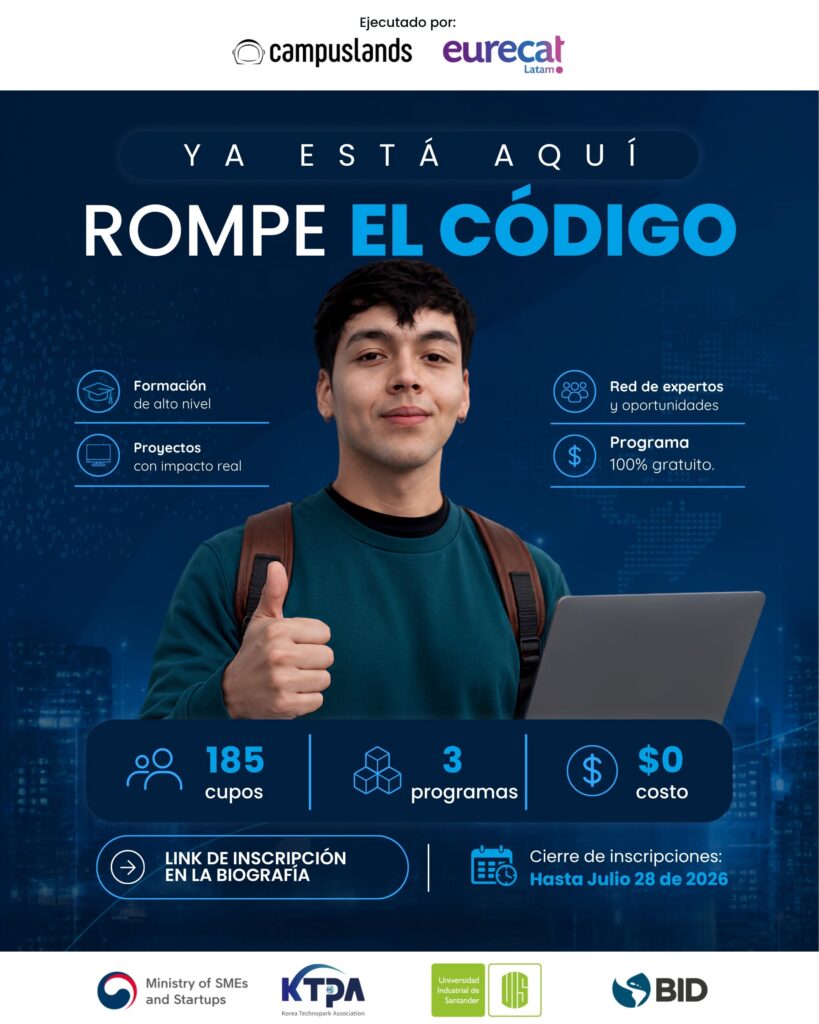 Pieza informativa programa Rompe el código