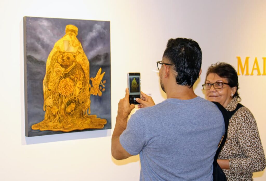Pintura expuesta en la BEBA 2026.