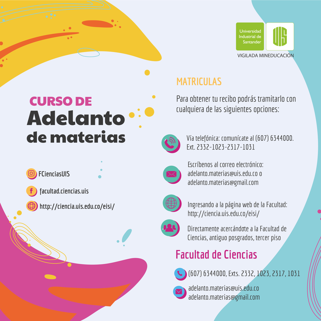 Flayer adelanto d ematerias
