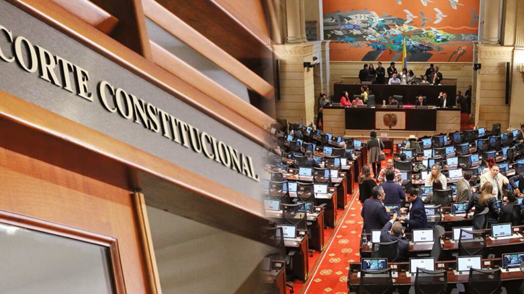 Imagen de la Corte Constitucional y el Congreso de la República