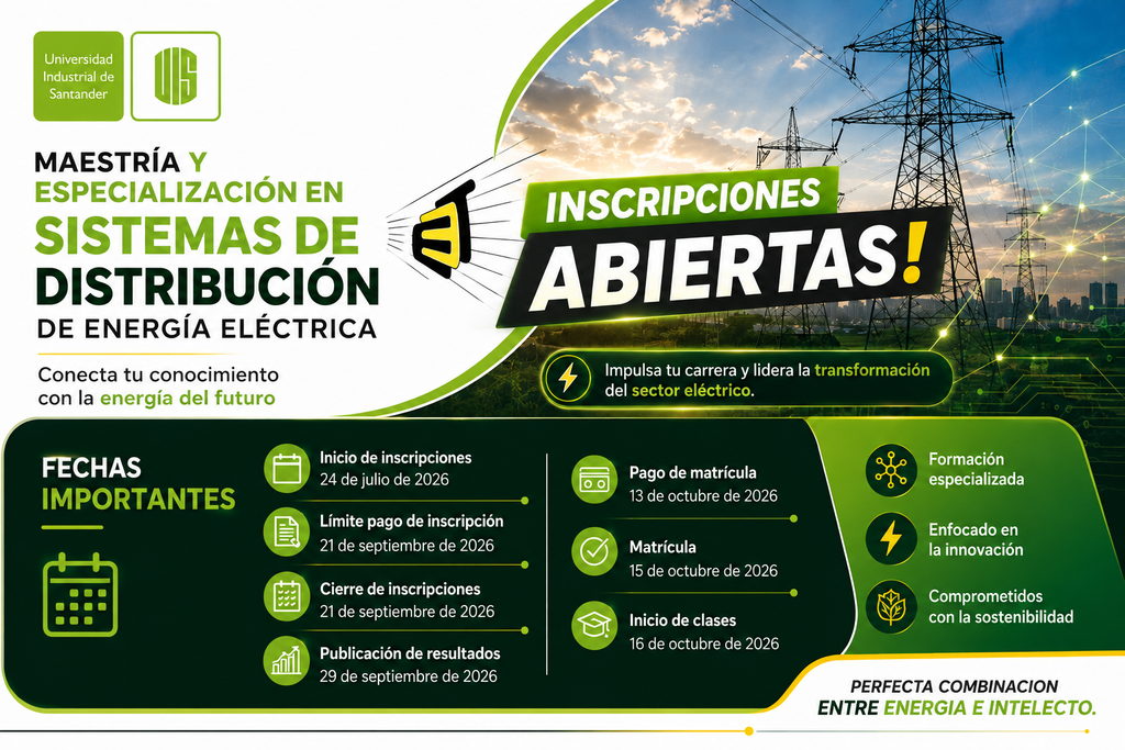 Flayer Maestría y especialización UIS