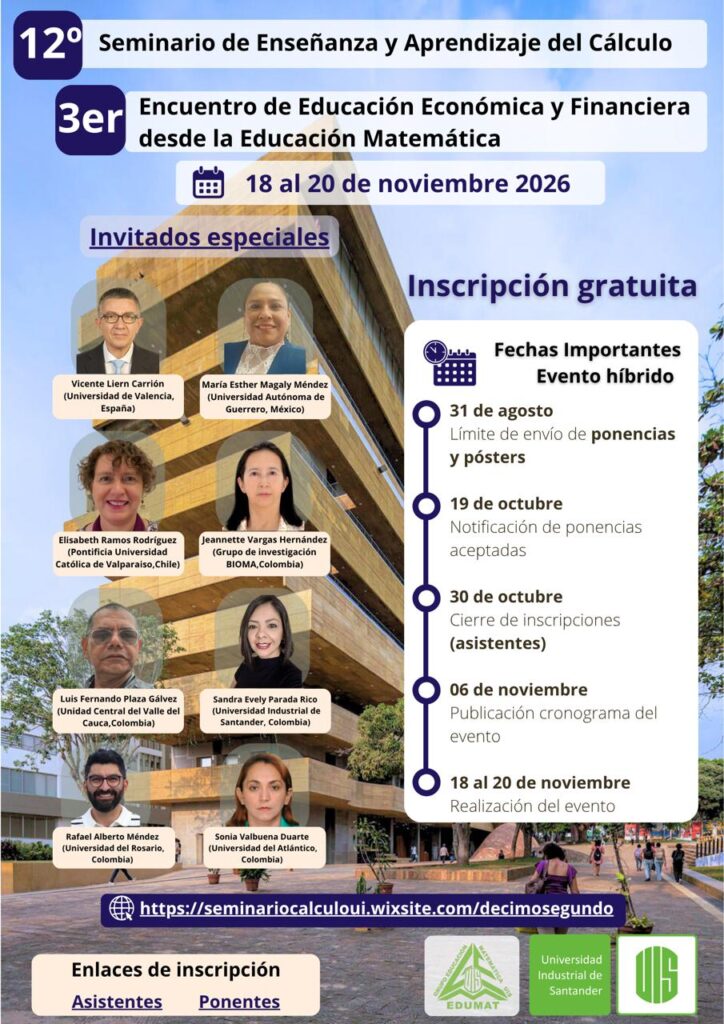 encuentros académicos sobre educación matemática