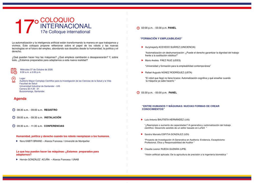 Programación 7° Coloquio Internacional 2026