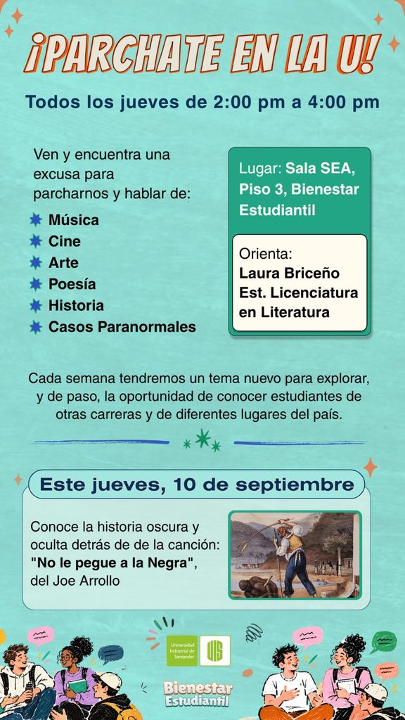 Párchate en la U será la nueva iniciativa de Bienestar Estudiantil ofertada a la comunidad UIS.