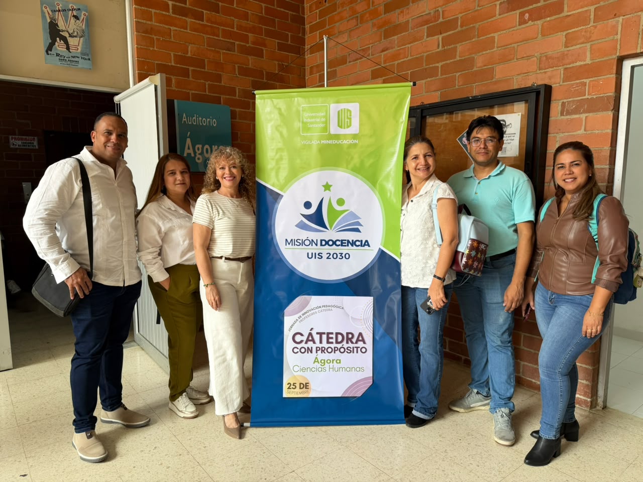 Profesores cátedra participantes de la Jornada 'Con Propósito' UIS 2026-II.