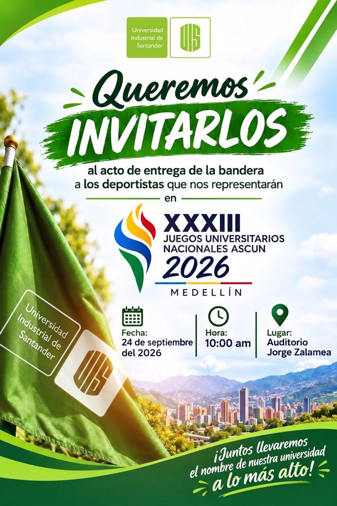 Pieza gráfica de invitación al evento.