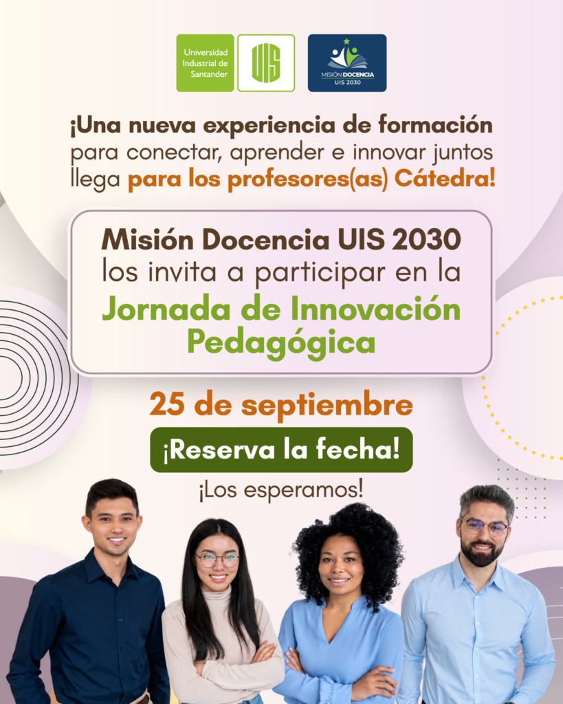 pieza grafica Jornada de Innovación pedagógica para profesores cátedra UIS