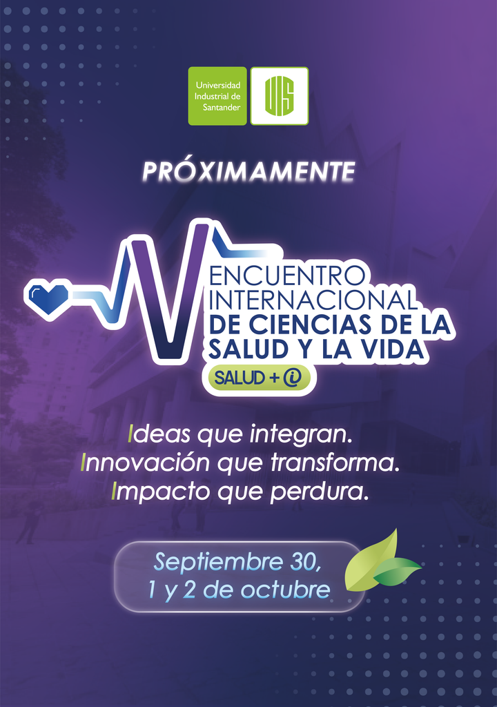 Flyer Encuentro Internacional de Ciencias de la Salud y la Vida