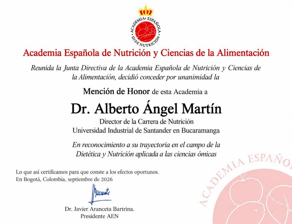 Reconocimiento al Dr Angel