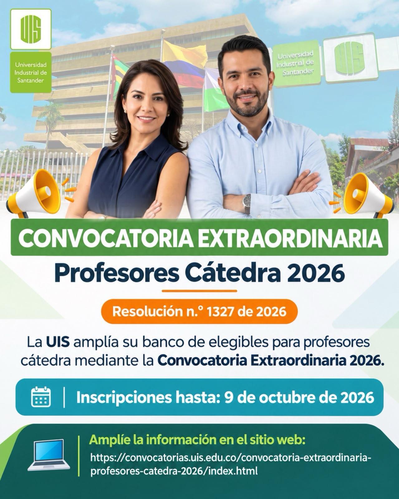Convocatoria extraordinaria profesores catedra