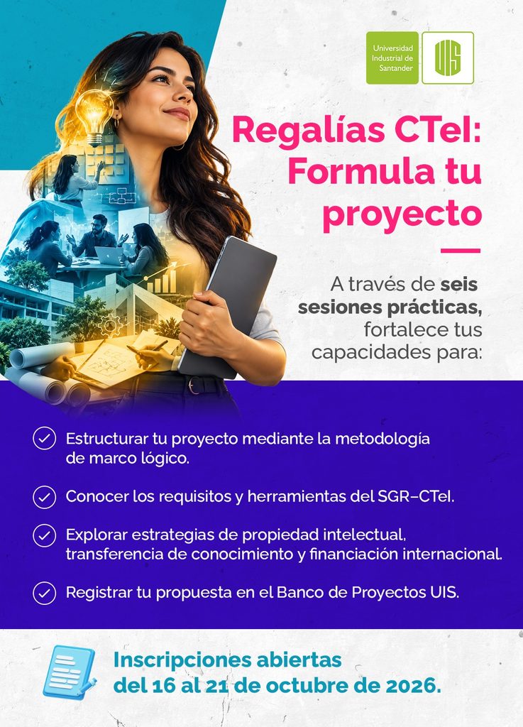 Curso Taller Regalías CTeI: Formula tu proyecto