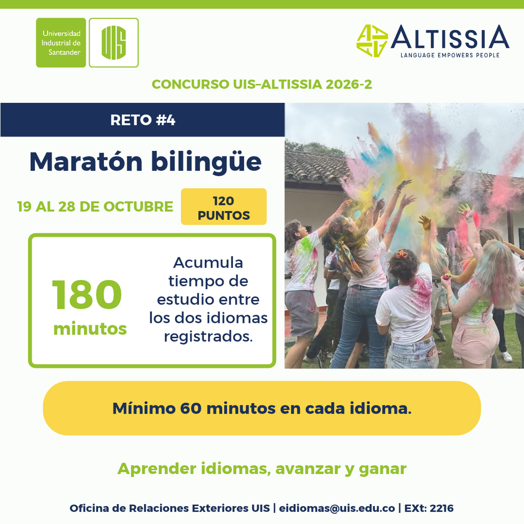 Maratón bilingüe del Concurso UIS–Altissia