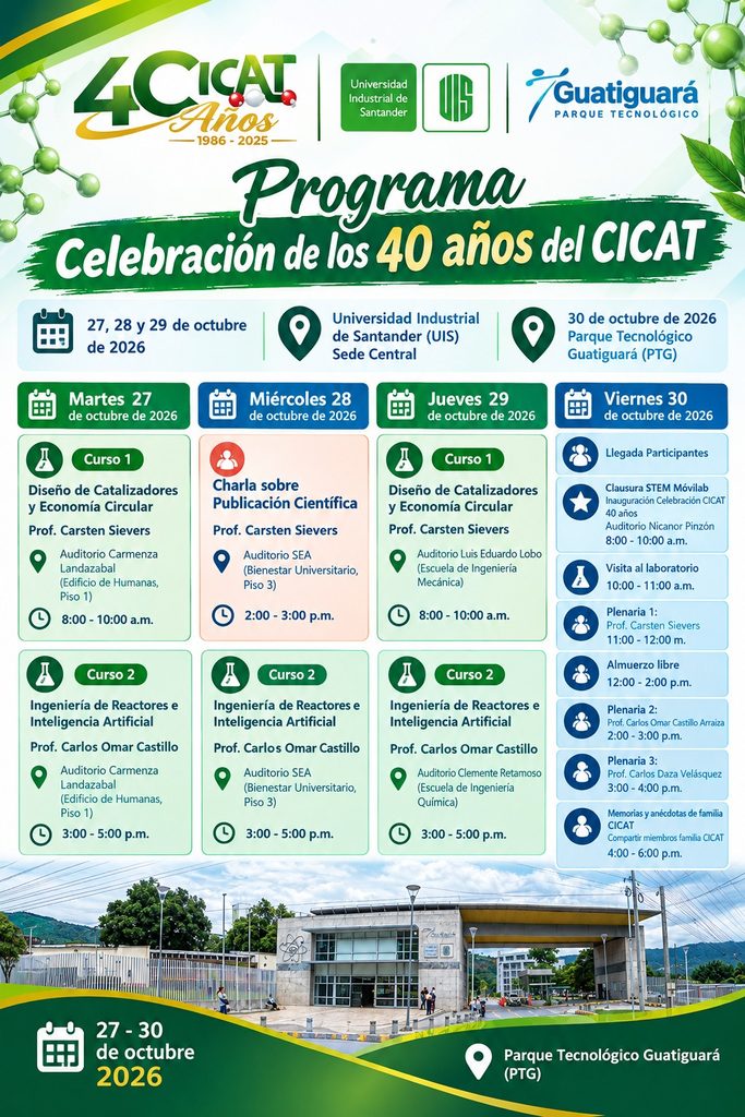 Programación CICAT 40 AÑOS