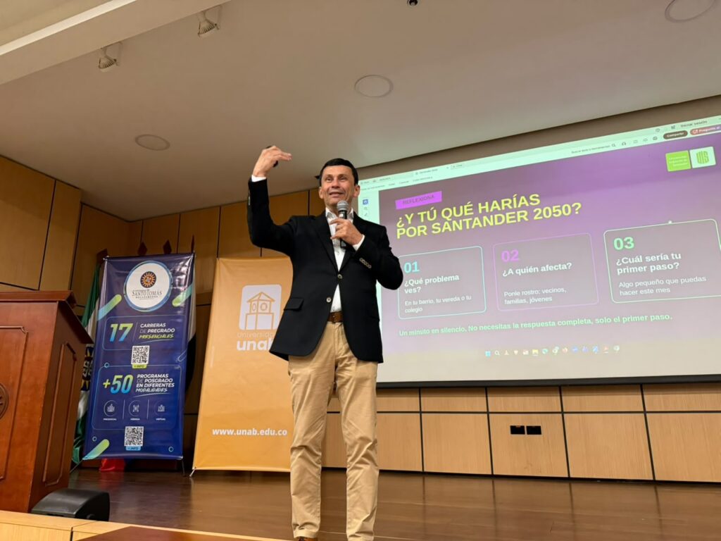 Vicerrector de Investigación de la UIS Cristián Blanco en CienTiOn