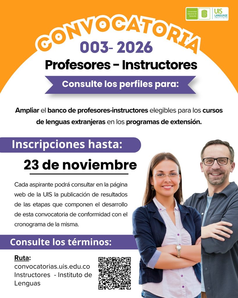 convocatoria banco de profesores e instructores de lenguas extranjeras
