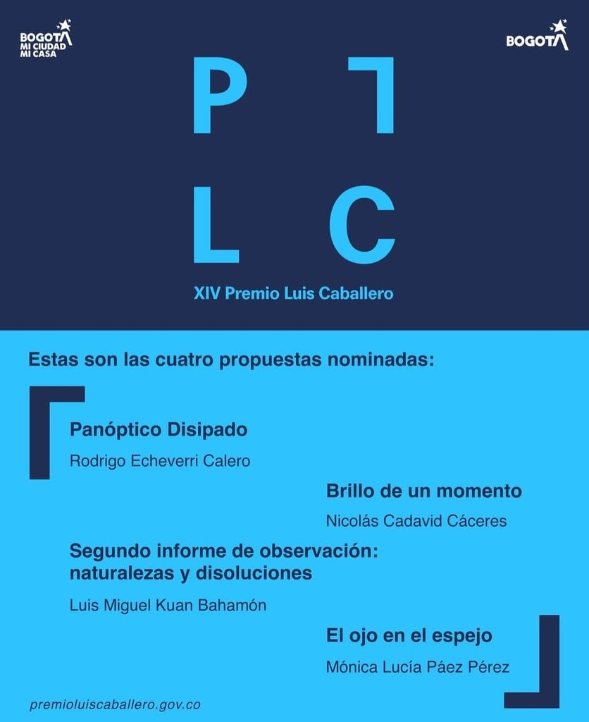 Flyer XIV Premio Luis Caballero 