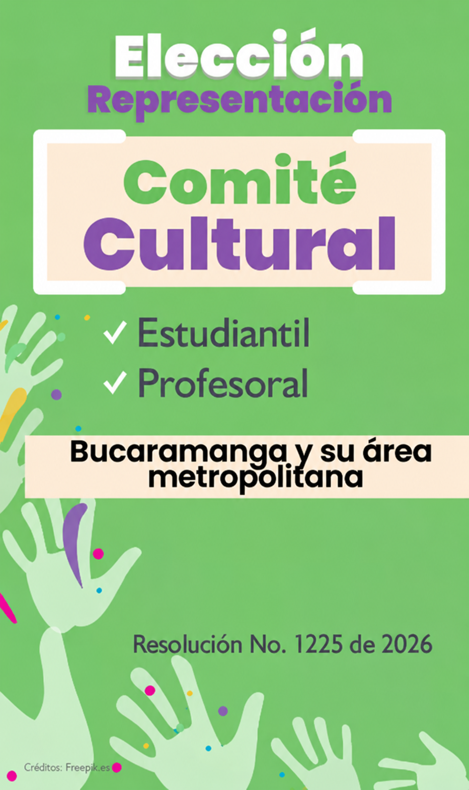 Afiche proceso de elección